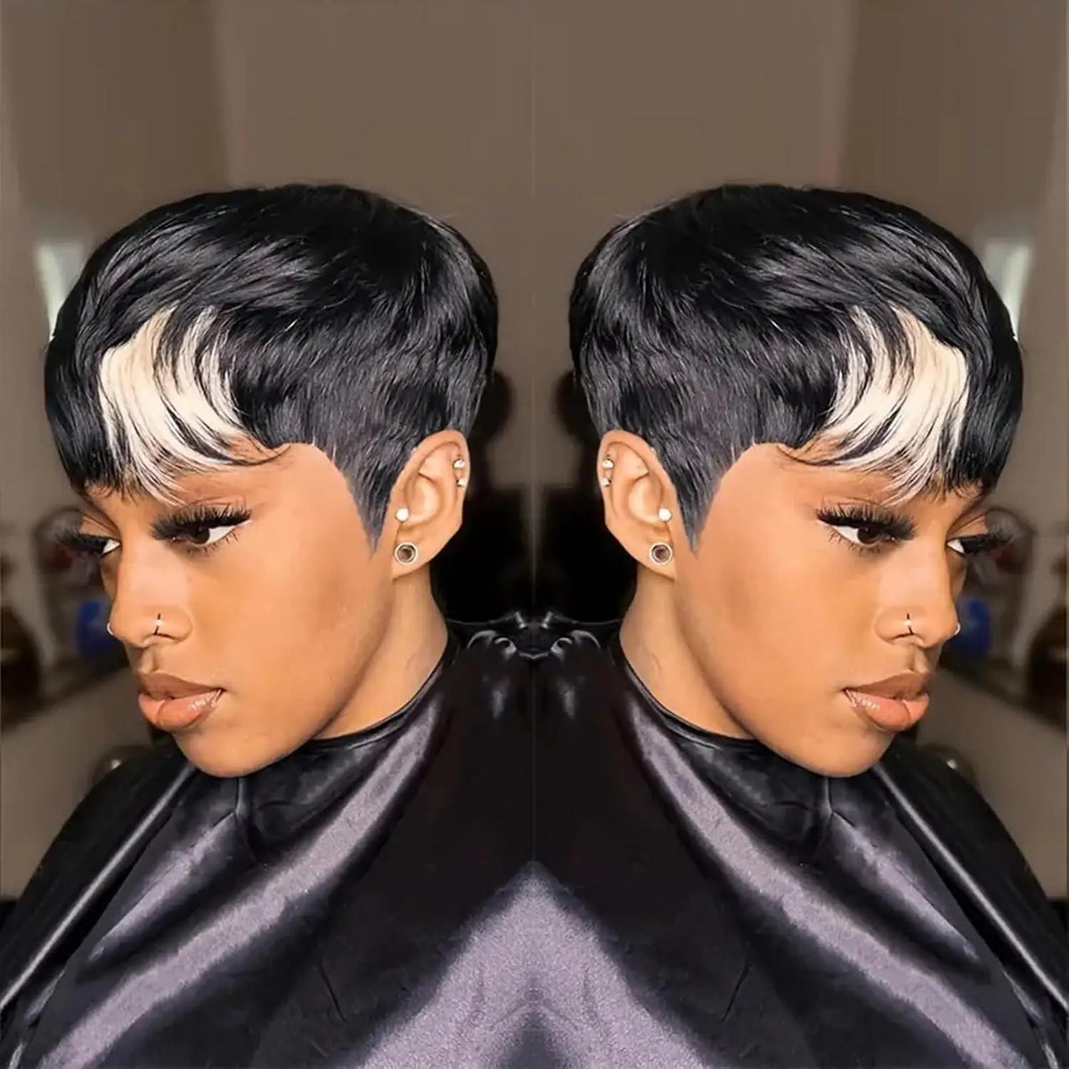 Short Curly Pixie Cut Wig for Daily Wear