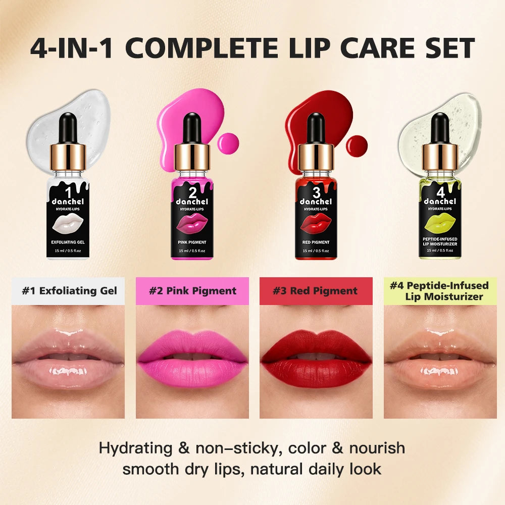 4-Step Complete Lip Care and Hydration Treatment Set - 8