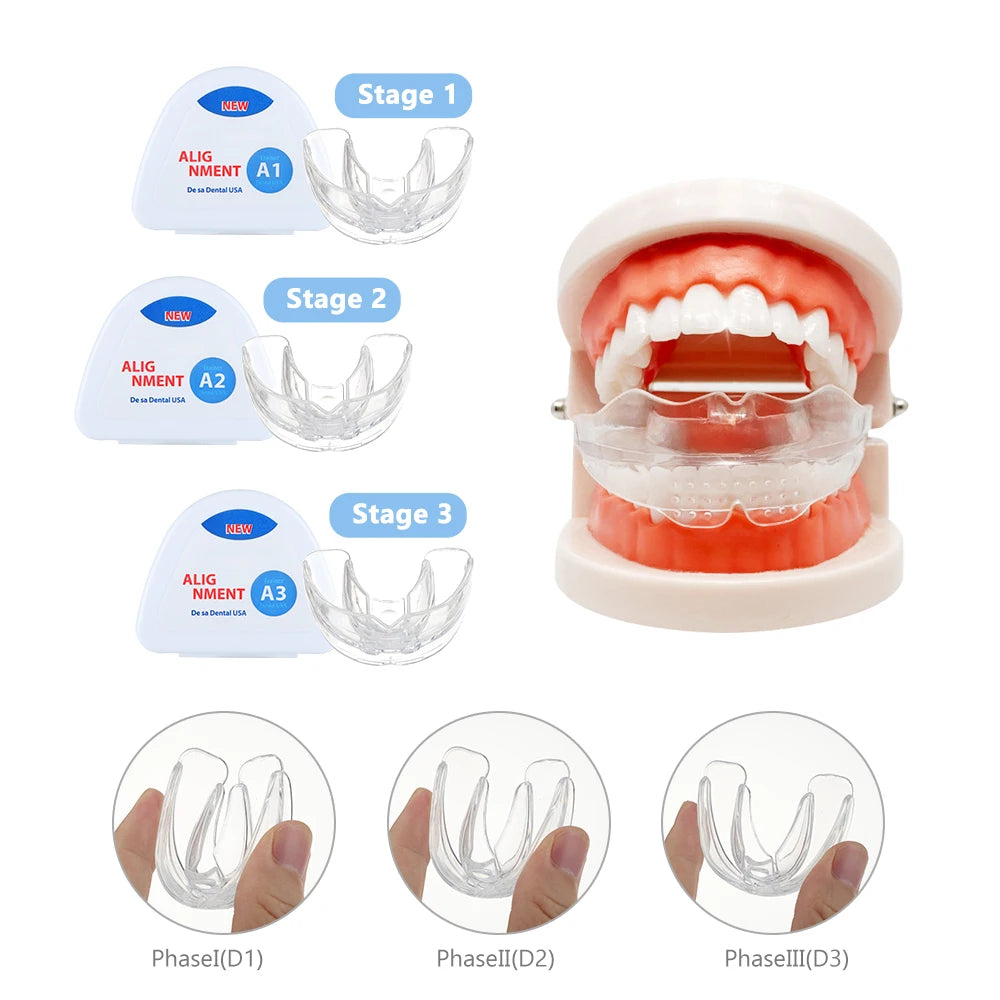 3-Stage Orthodontic Teeth Alignment Trainer Set for Kids - 13