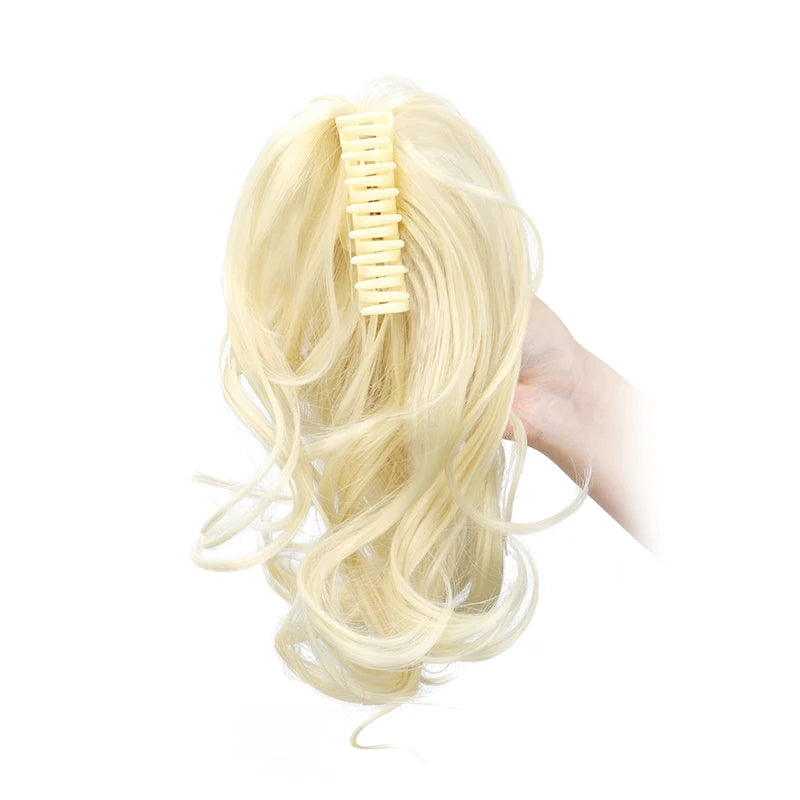 12-Inch Curly Claw Clip Ponytail Extension - 10