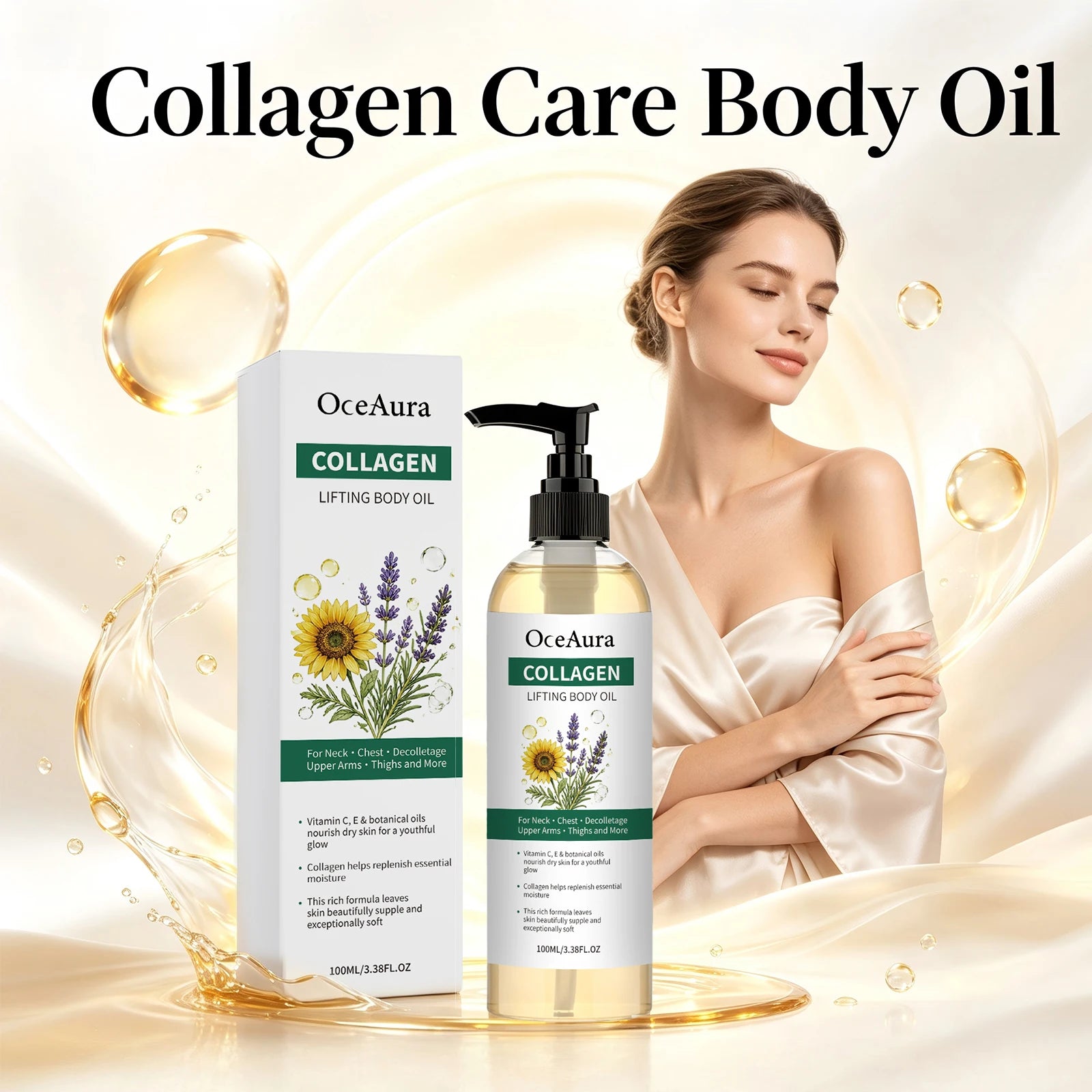 Collagen Nourishing Body Oil for Smooth Hydrated Skin - 5