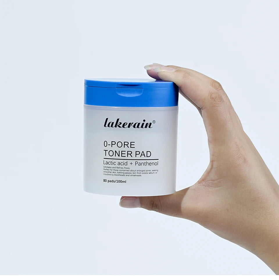 Pore Refining Toner Pad and Peptide Facial Serum Set for Glowing Skin