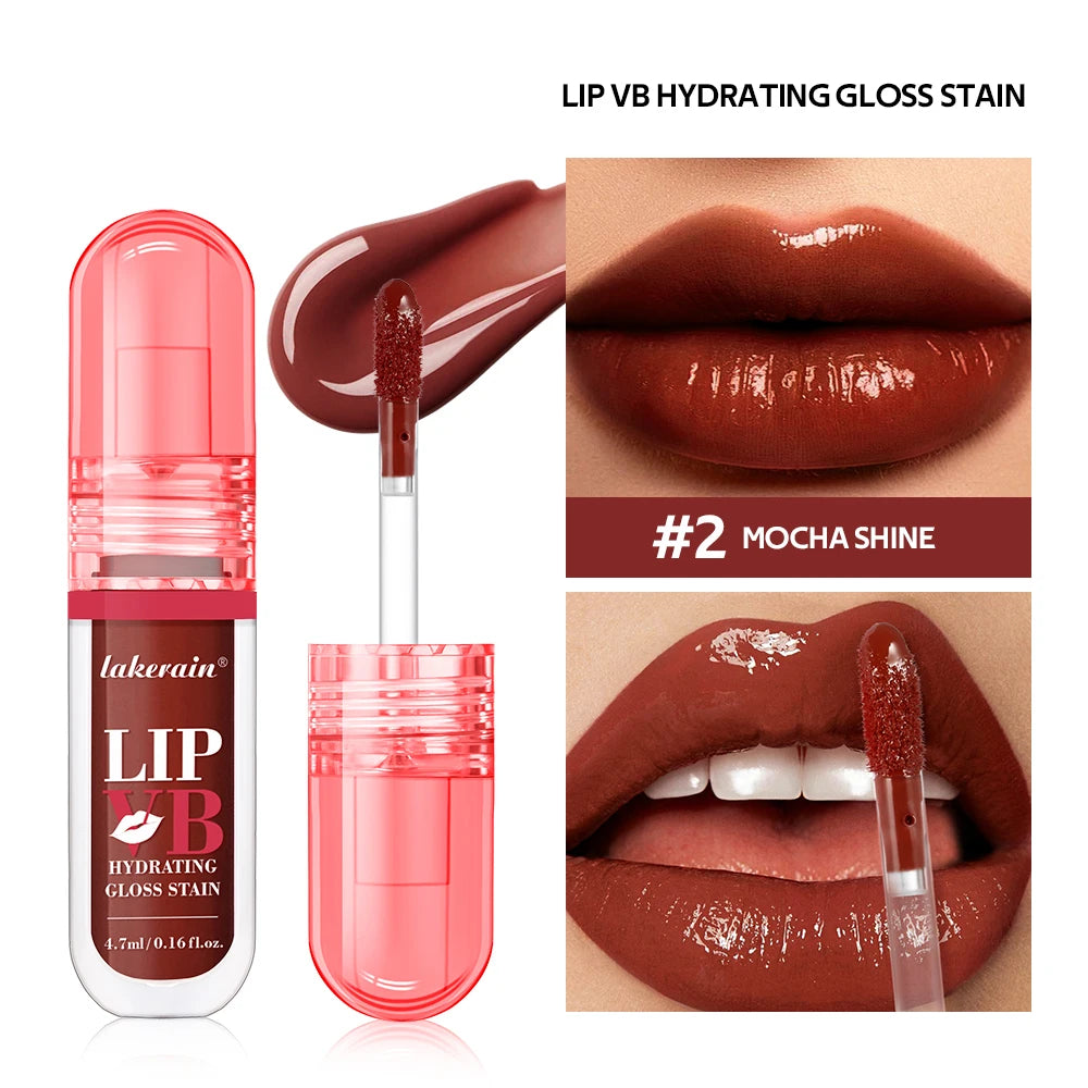 Hydrating Gloss Lip Stain with Vanilla Flavor for Long-Lasting Moisture - 20