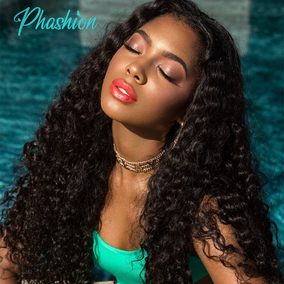 Water Wave Lace Frontal and Closure for Natural Hair Styles