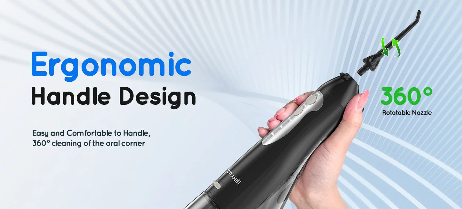 Electric Oral Irrigator and Sonic Toothbrush Combo for Deep Teeth Cleaning - 8