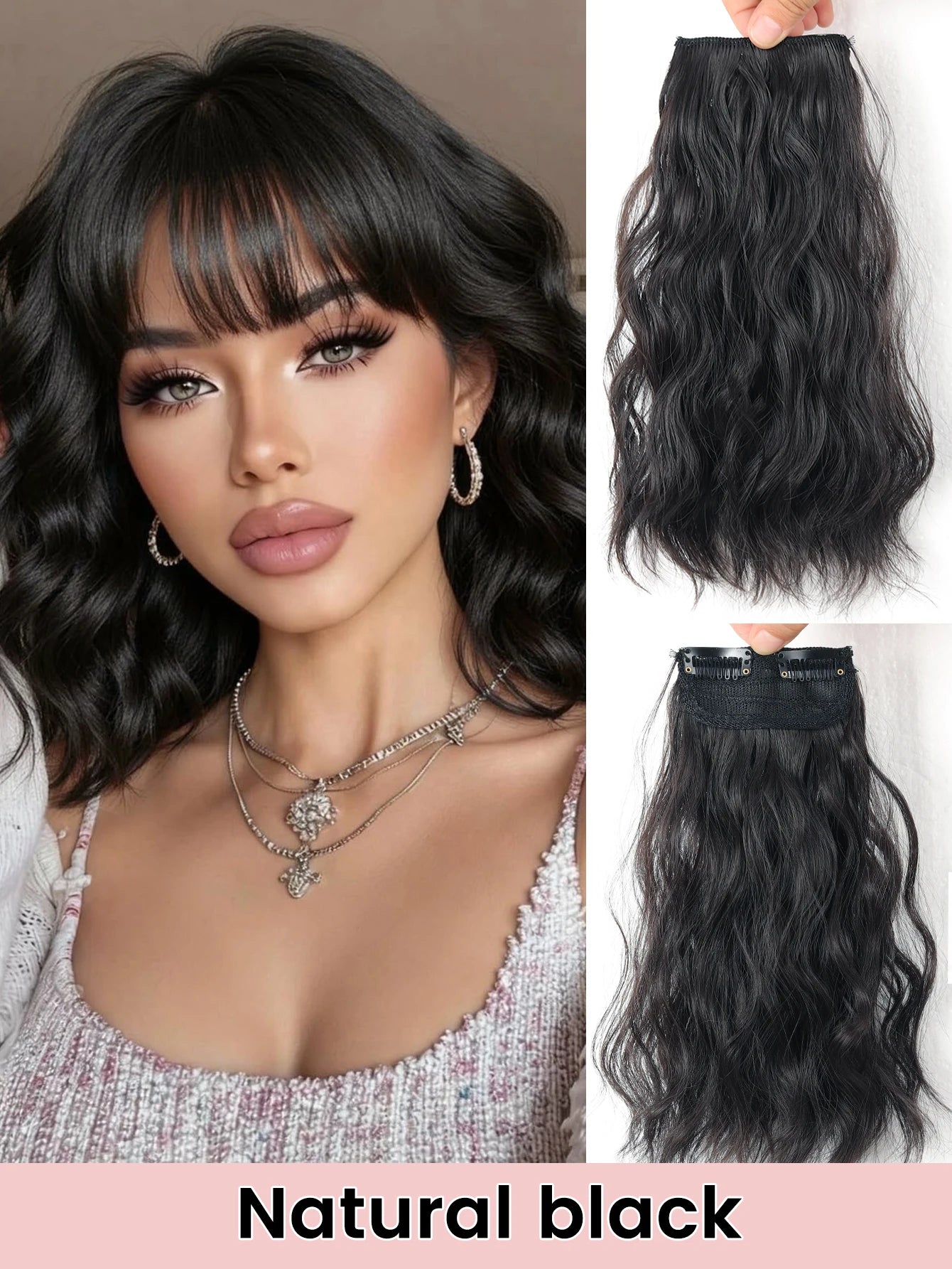 Volumizing Clip-In Hair Extensions for Instant Fuller Hair - 22