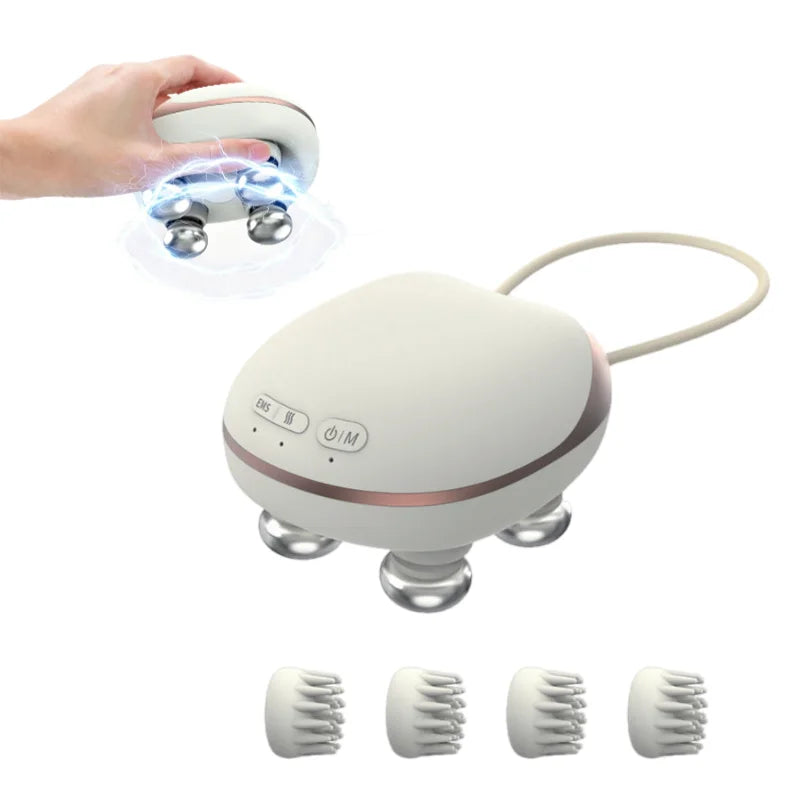 Waterproof Cordless Electric Scalp and Full Body Massage Machine - 1