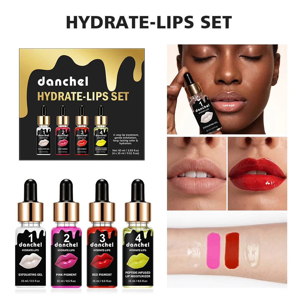 4-Step Complete Lip Care and Hydration Treatment Set