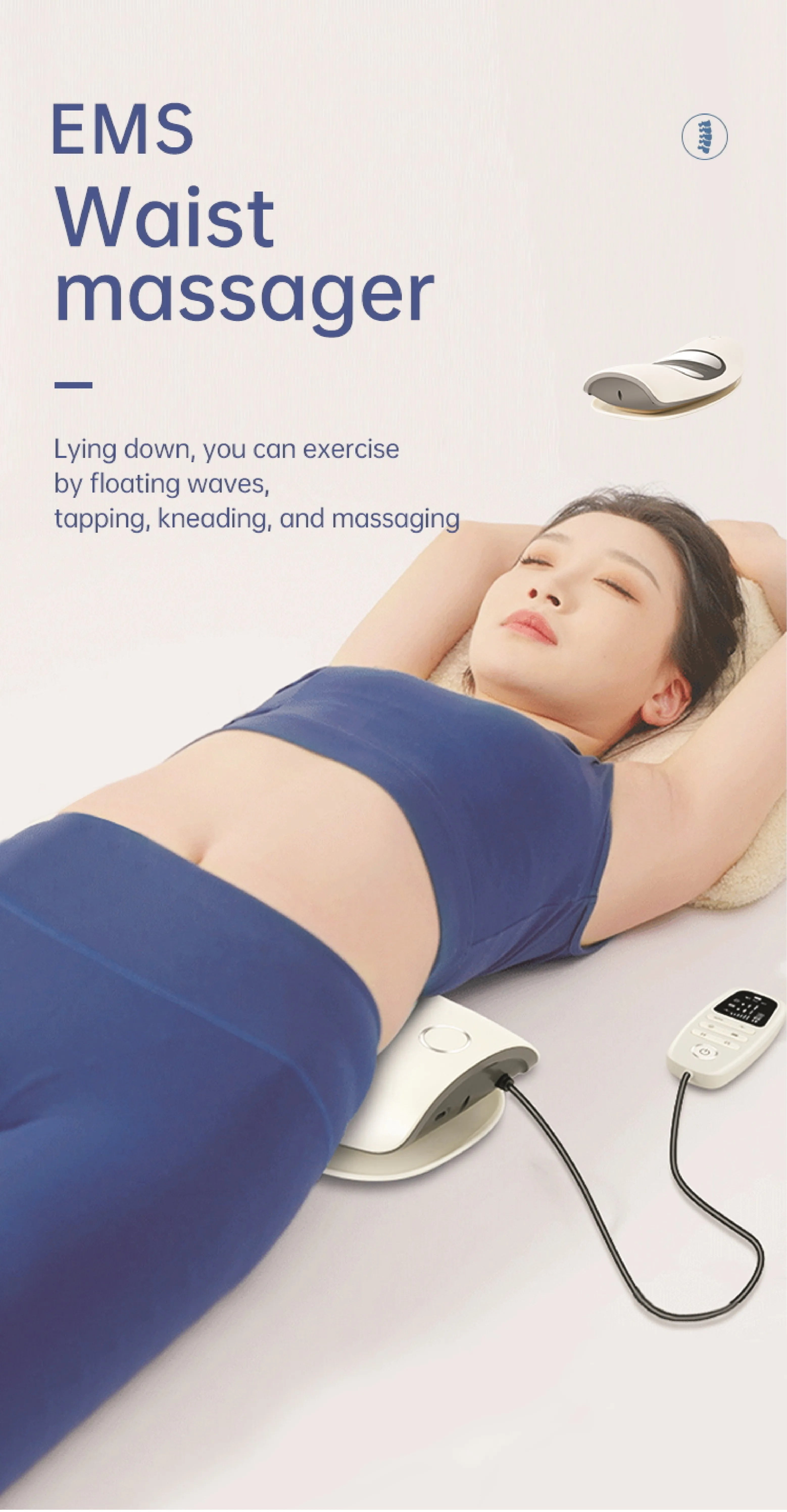Electric Lumbar Traction Device with Dynamic Airbag Massage for Back Pain - 6
