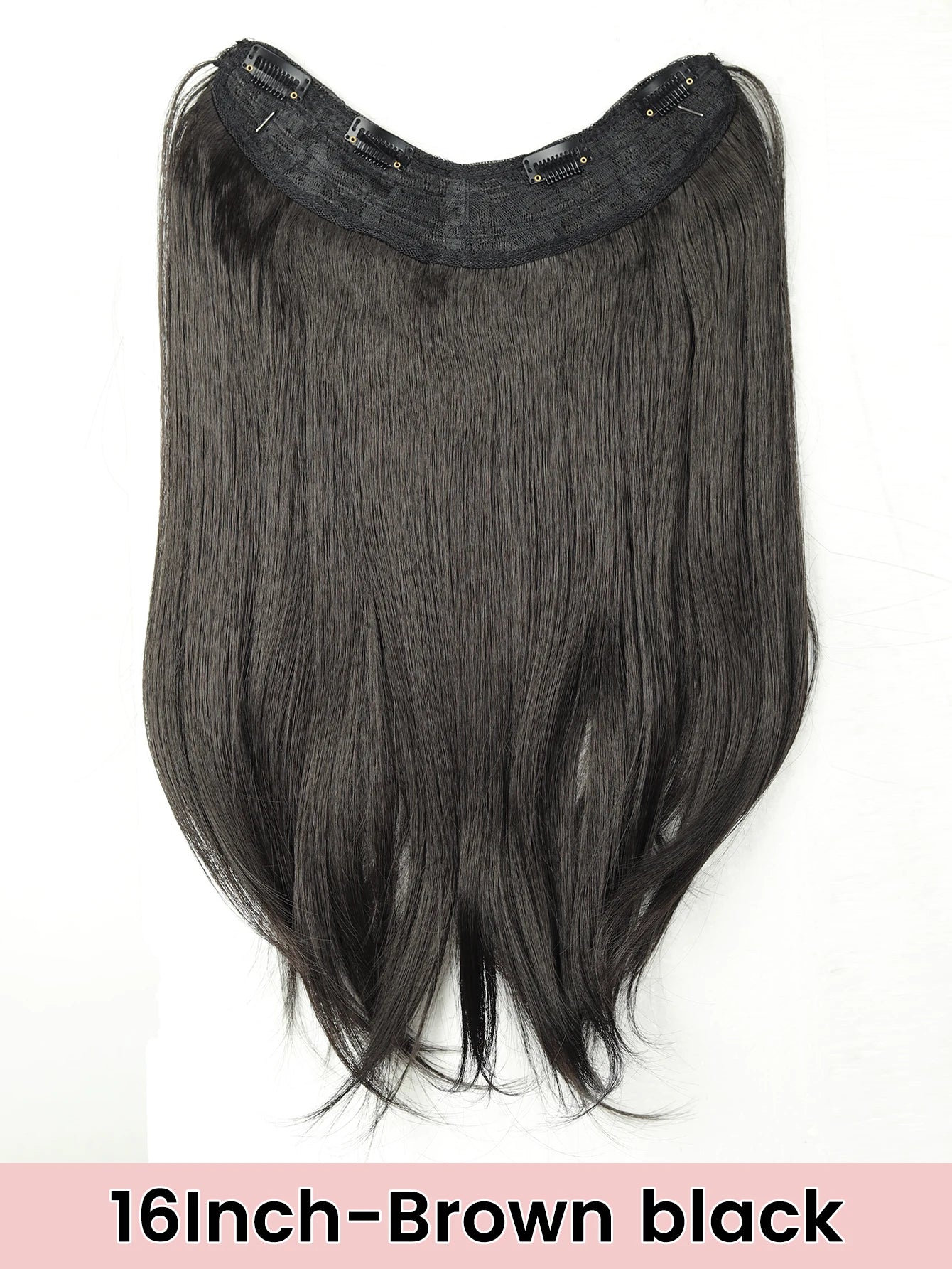 V-Shape Clip-In Hair Extensions for Instant Length and Volume - 21