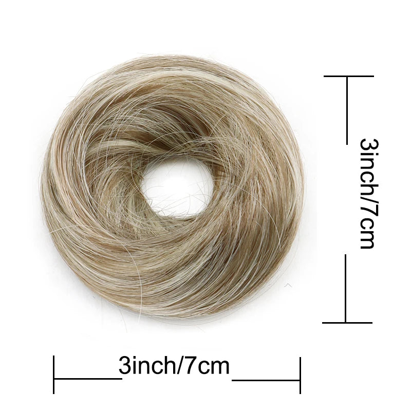 Messy Bun Hair Extension Donut Chignon for Instant Volume and Style - 5