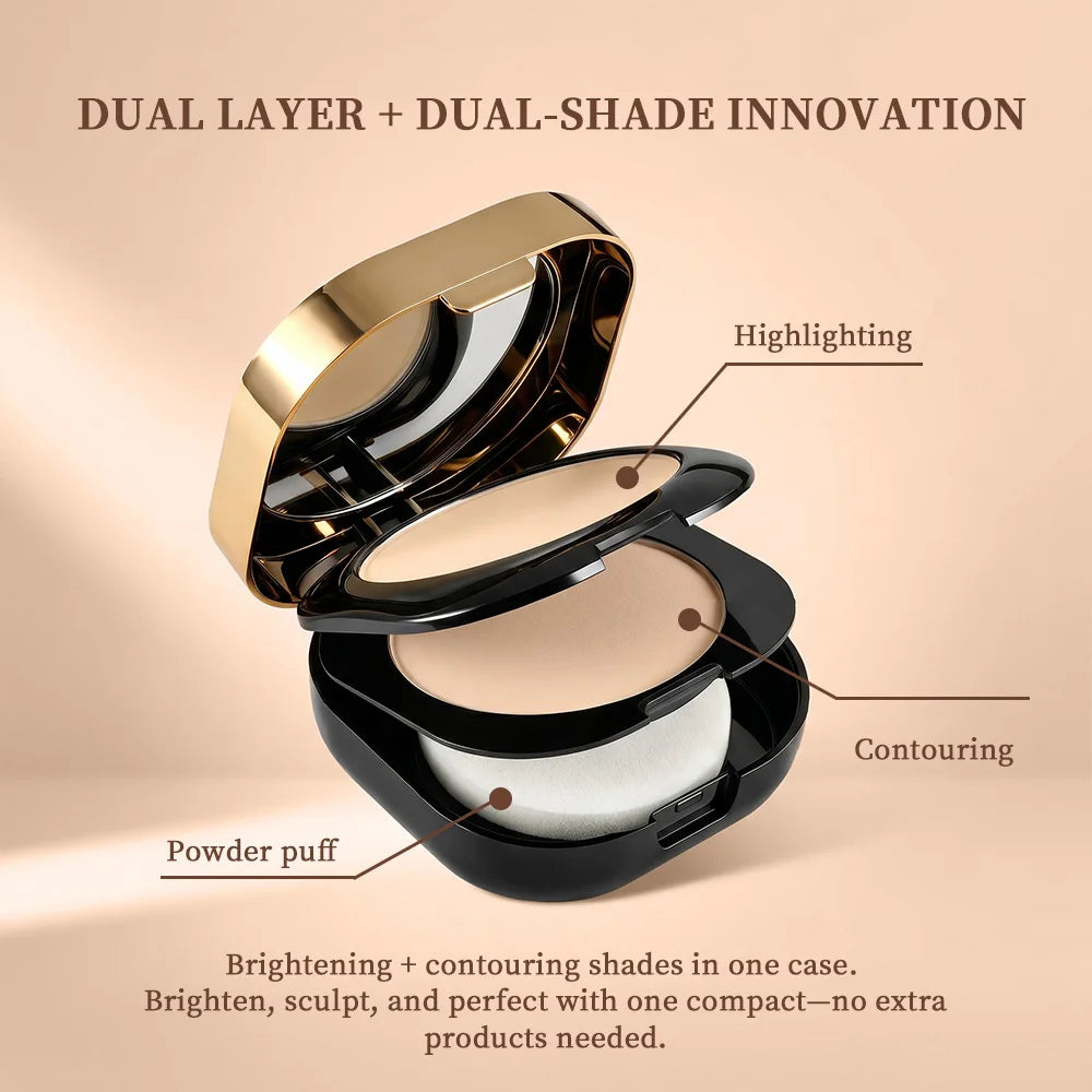 Double Layer Matte Setting Powder for Long-Lasting Oil Control and Coverage