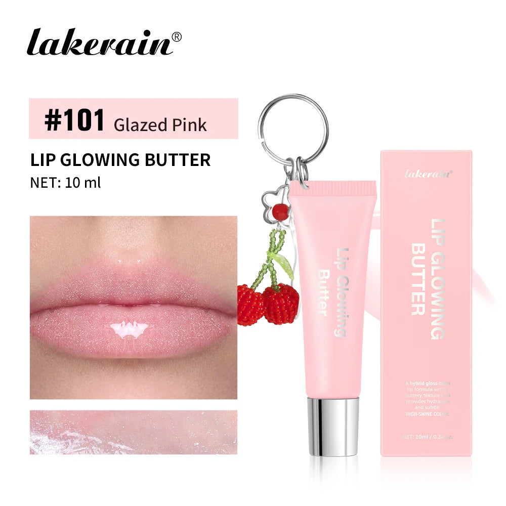 Hydrating Lip Gloss with Keychain for Long-Lasting Moisture and Shine - 20