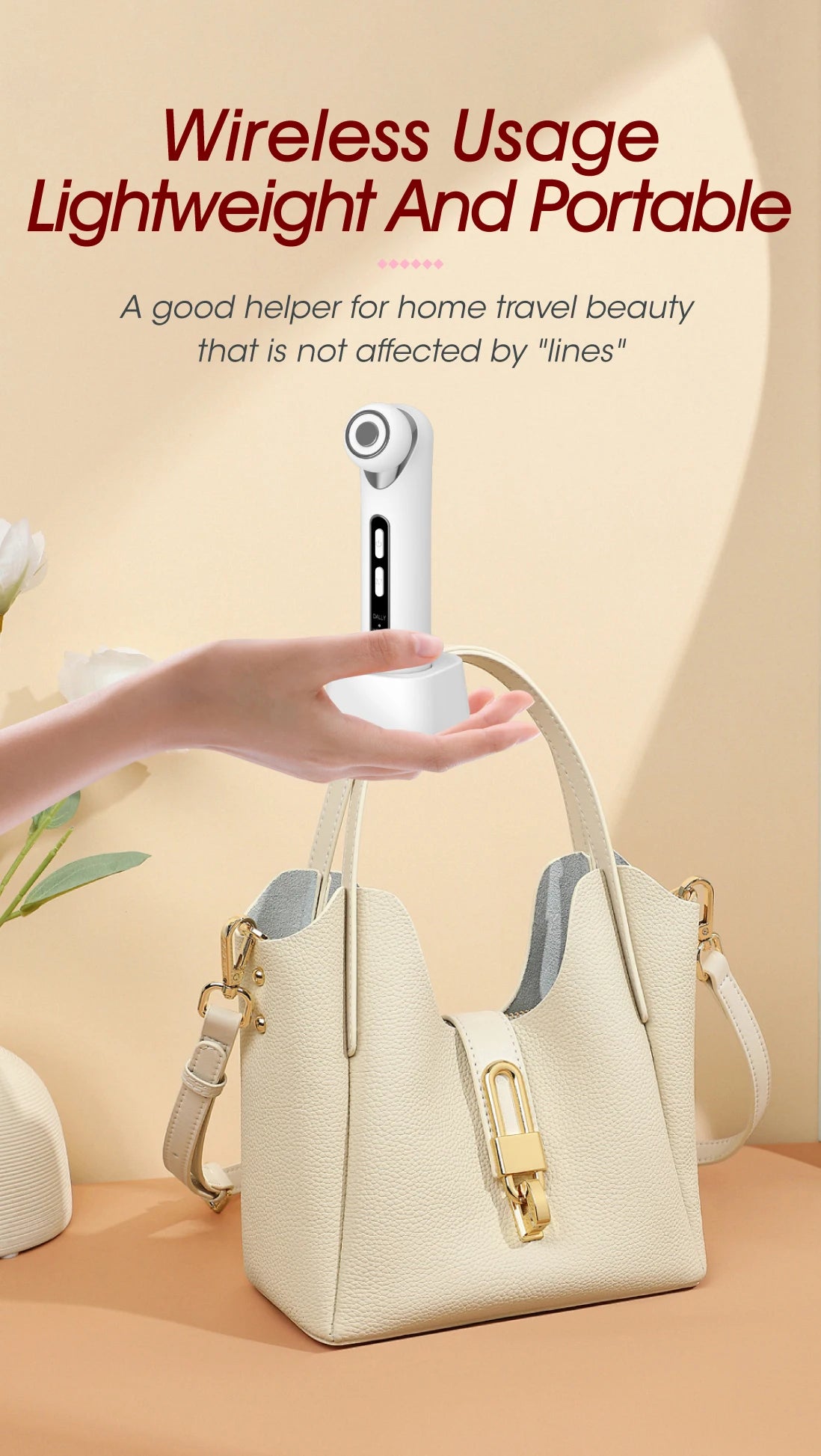 3-in-1 LED Photon Eye Facial Massager for Dark Circles and Fine Lines - 14