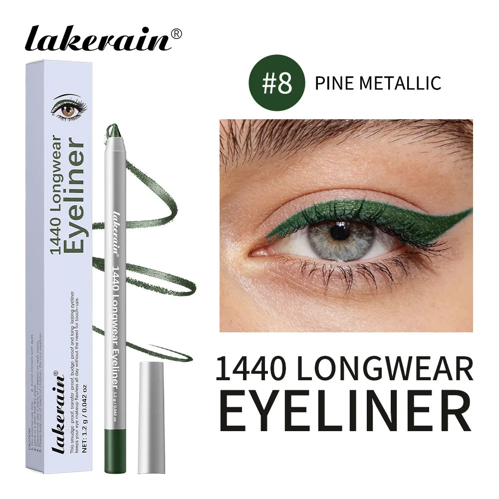 Waterproof Long-Lasting Smudge-Proof Eyeliner Pencil for All Day Wear