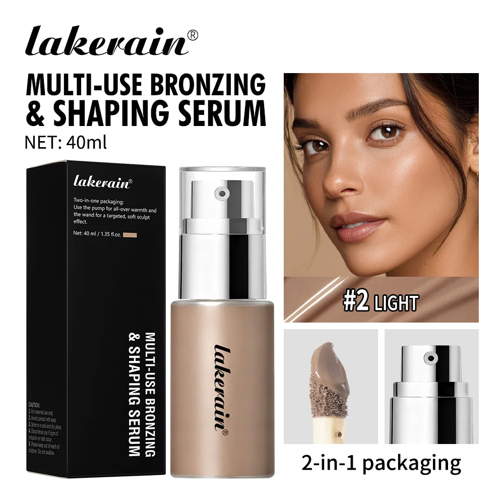 Hydrating Bronzing and Shaping Serum for Natural Face Contouring - 25