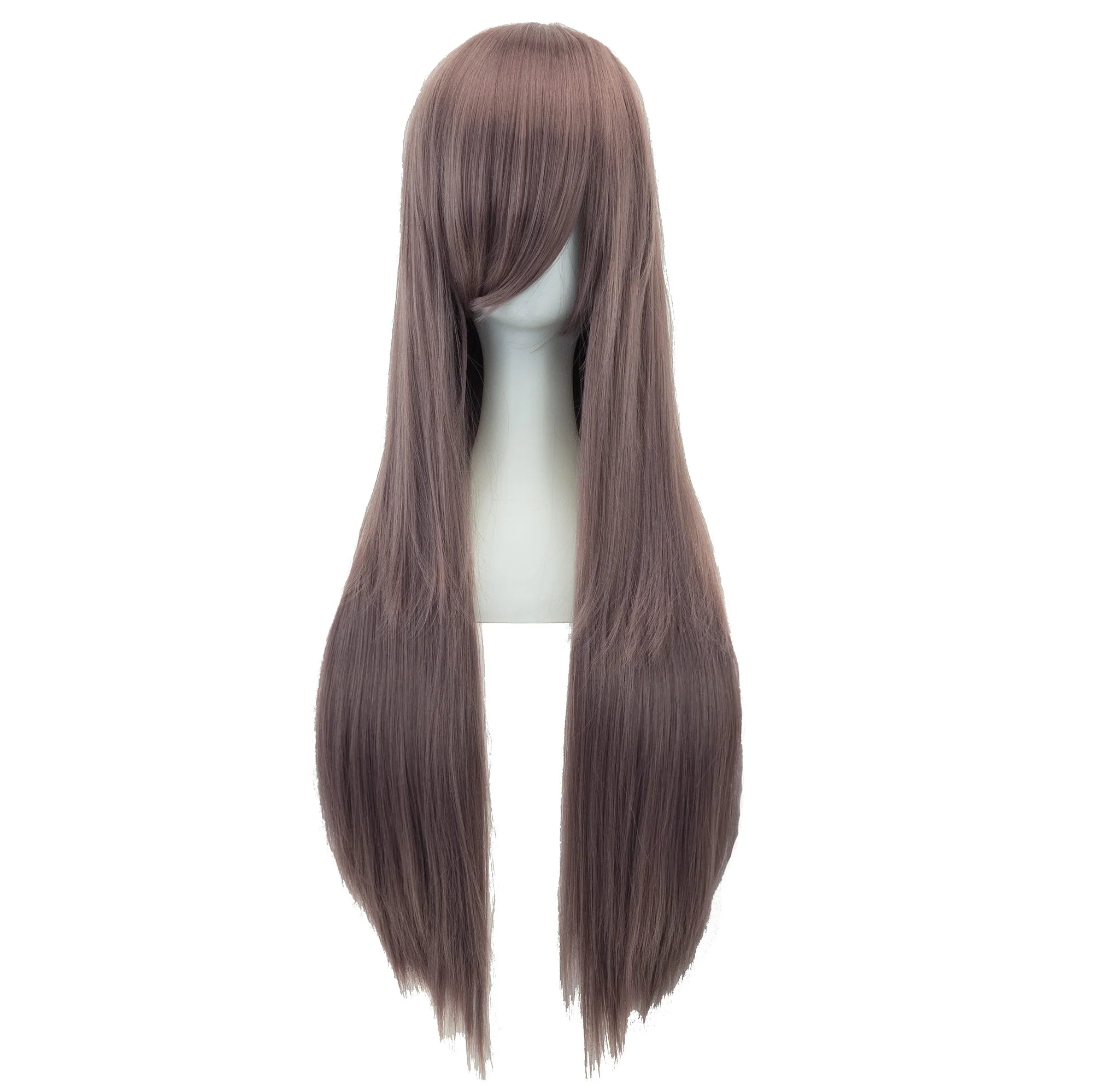 Long Straight Dark Green Cosplay Wig for Anime Halloween Costumes - 5