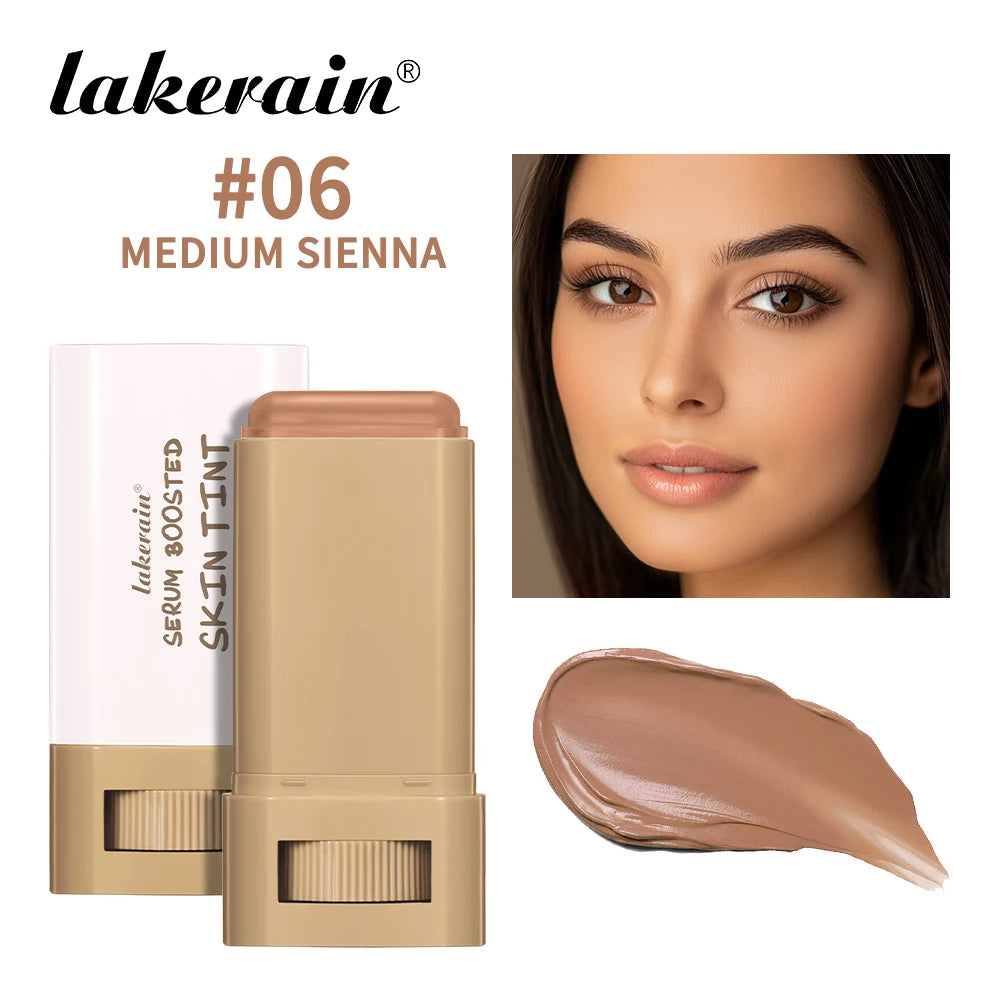 Matte Foundation Stick with Built-in Brush for Flawless Coverage - 45