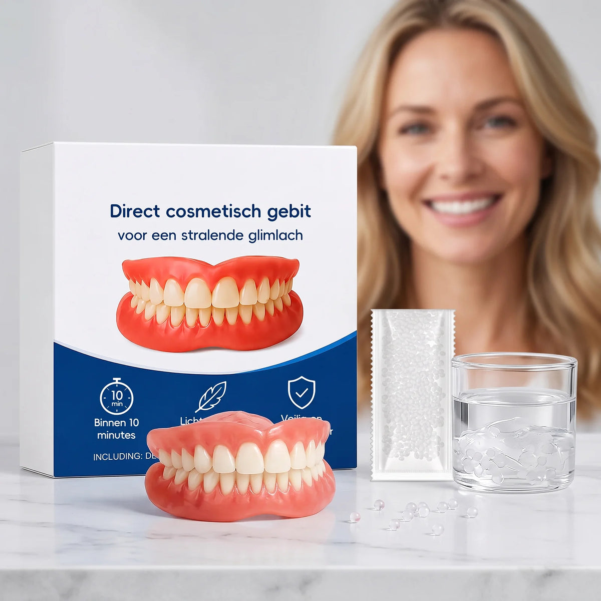 Comfortable Silicone Cosmetic Veneers for a Realistic Instant Smile