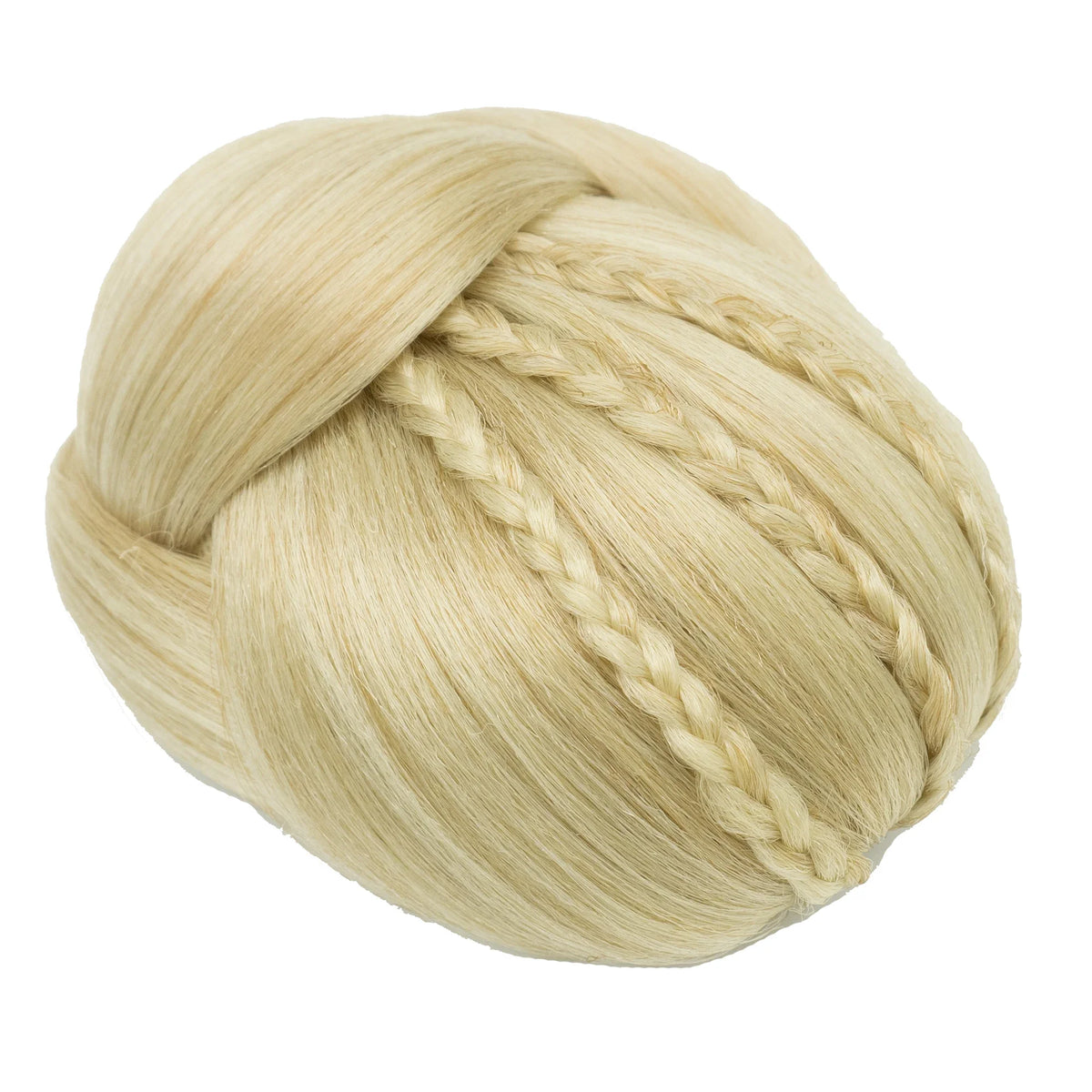 Synthetic Braided Chignon Hair Bun for Elegant Updos
