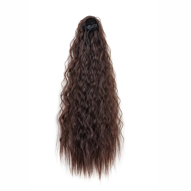 22-Inch Curly Drawstring Ponytail Hair Extension - 13