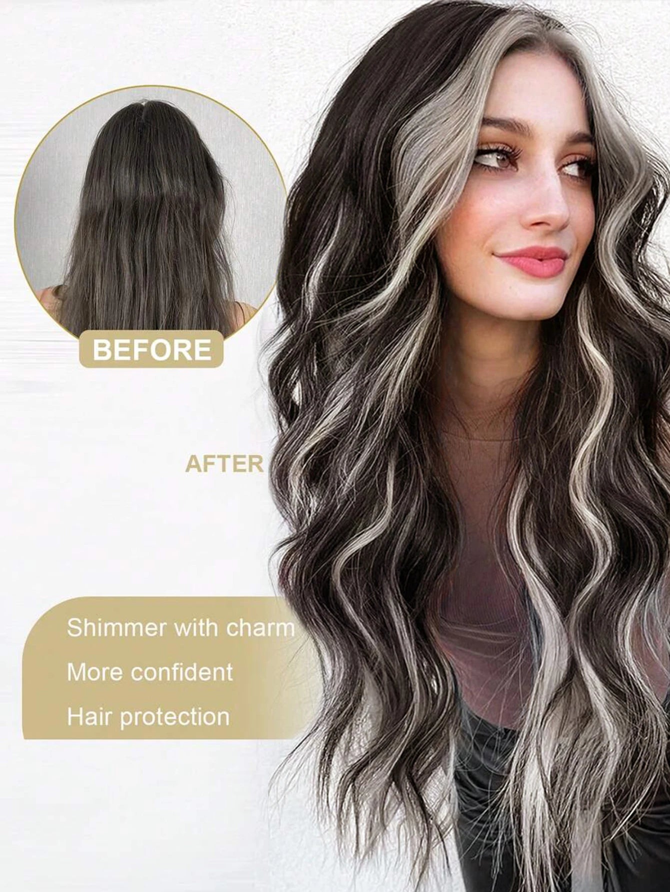 Wavy Clip-In Hair Extensions for Voluminous Curls - 4