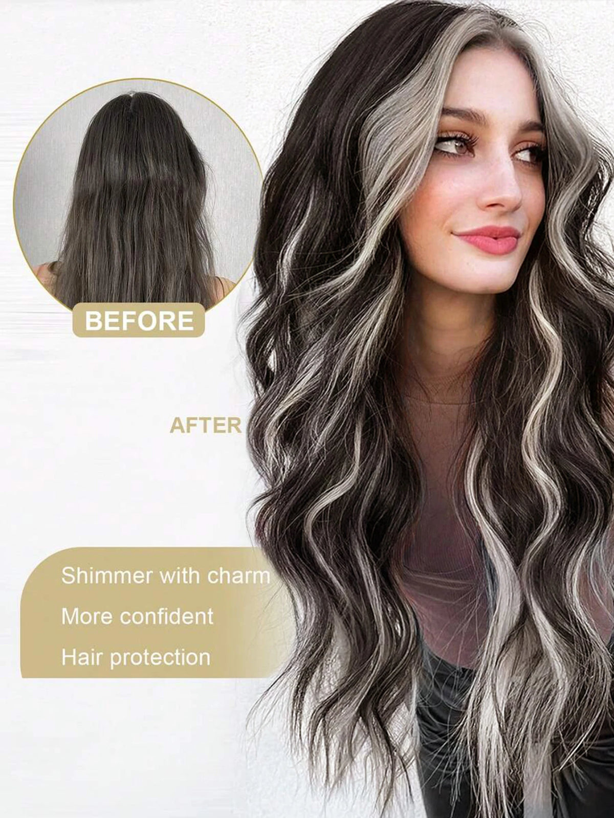 Wavy Clip-In Hair Extensions for Voluminous Curls