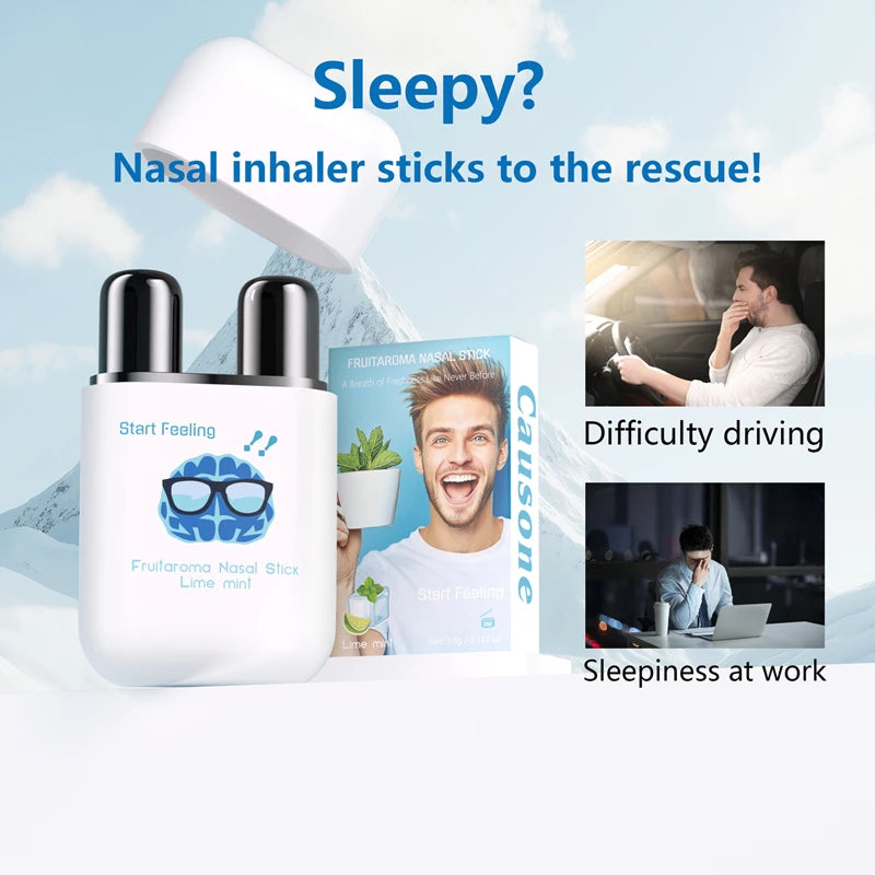 Refreshing Nasal Energy Stick for Alertness and Fatigue Relief - 2