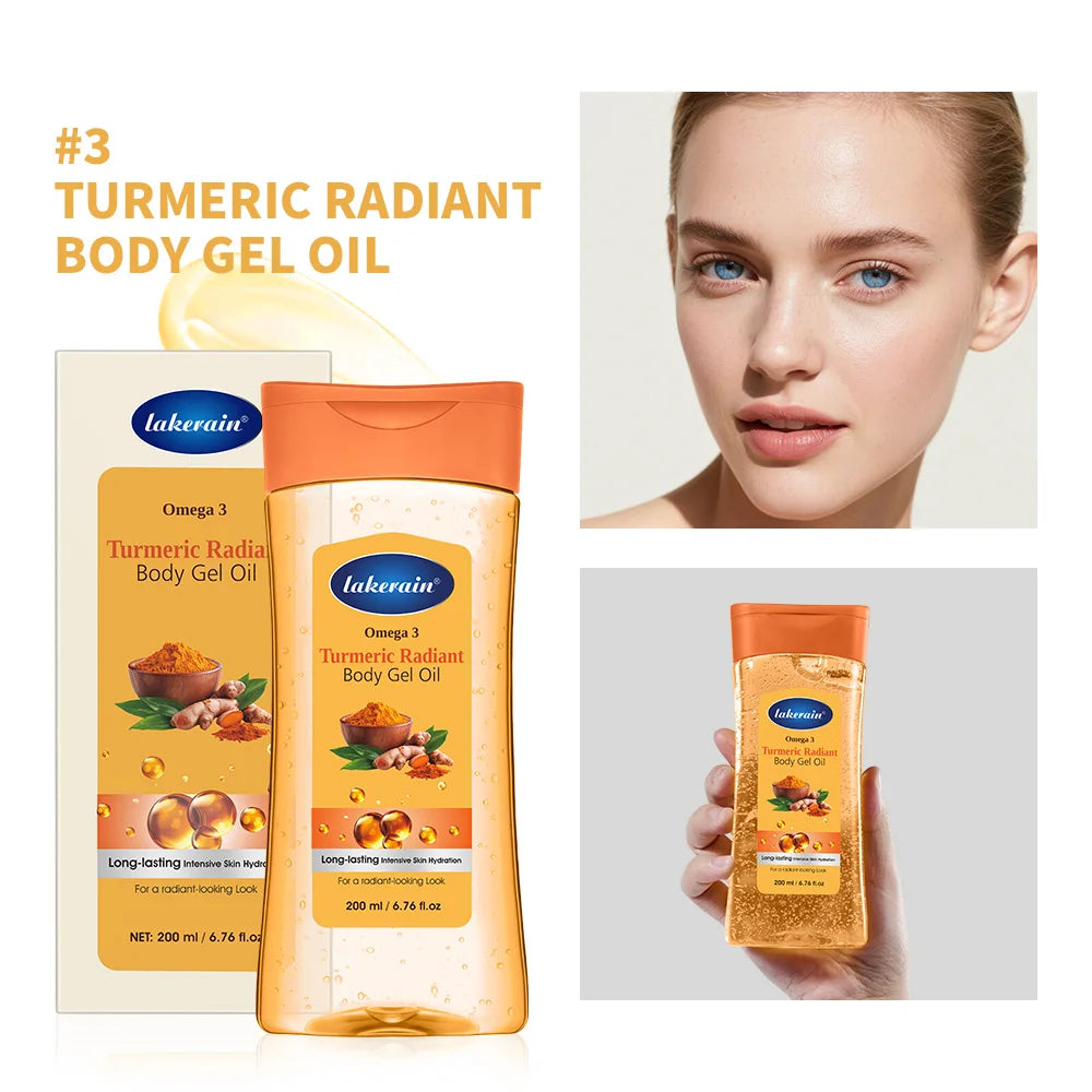 Radiant Hydrating Body Gel Oil for Soft Glowing Skin