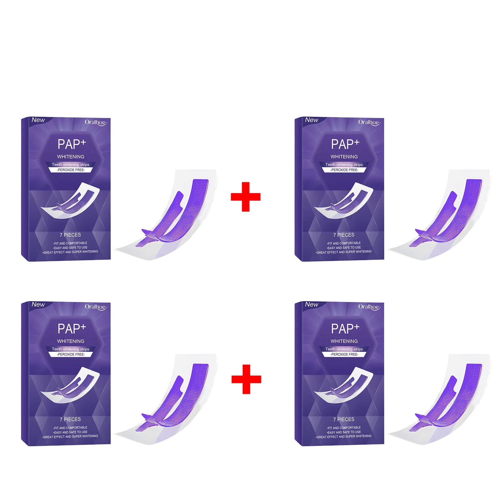 Peroxide-Free Teeth Whitening Strips for Sensitive Teeth - 16