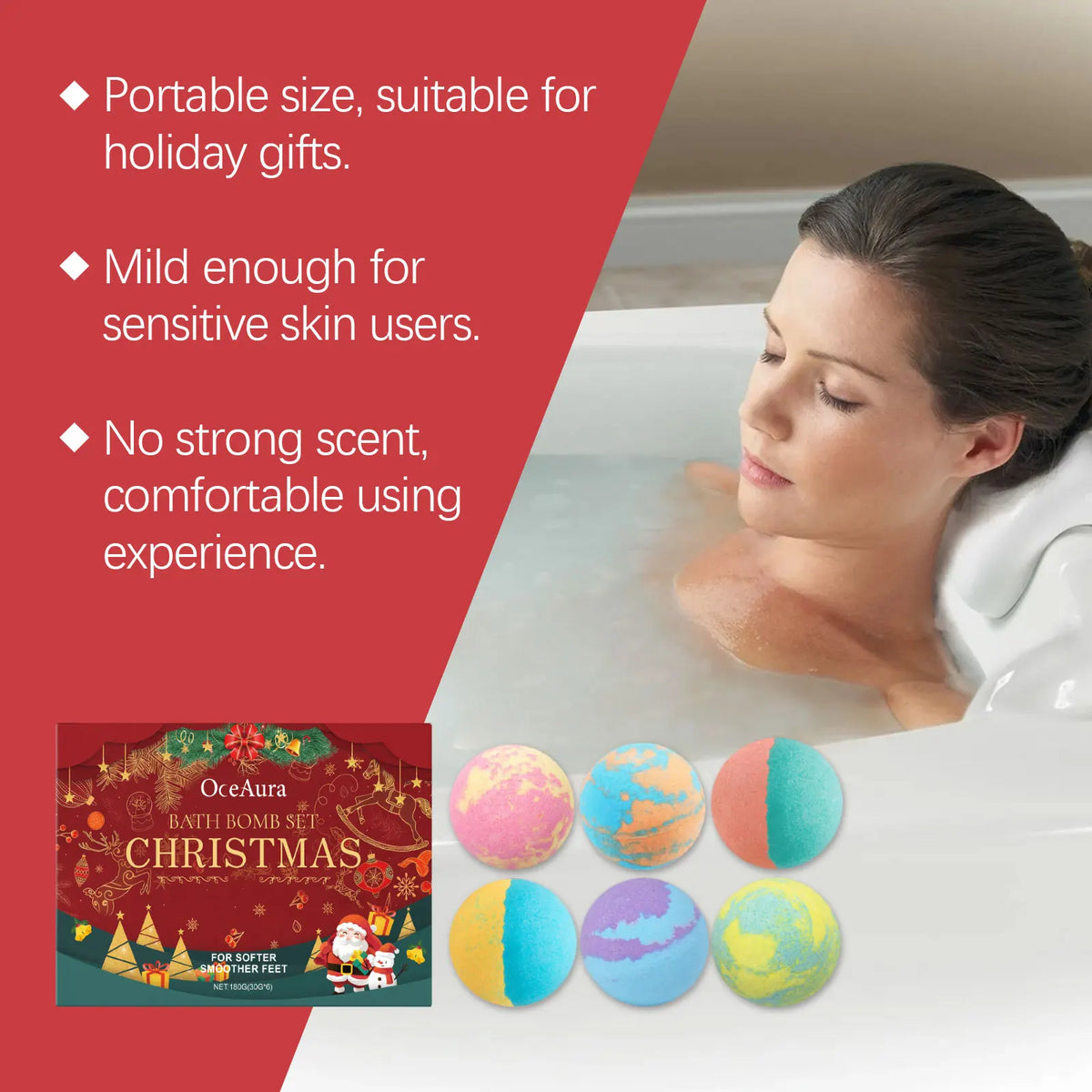 Scented Surprise Bath Bomb Gift Set for Kids and Adults
