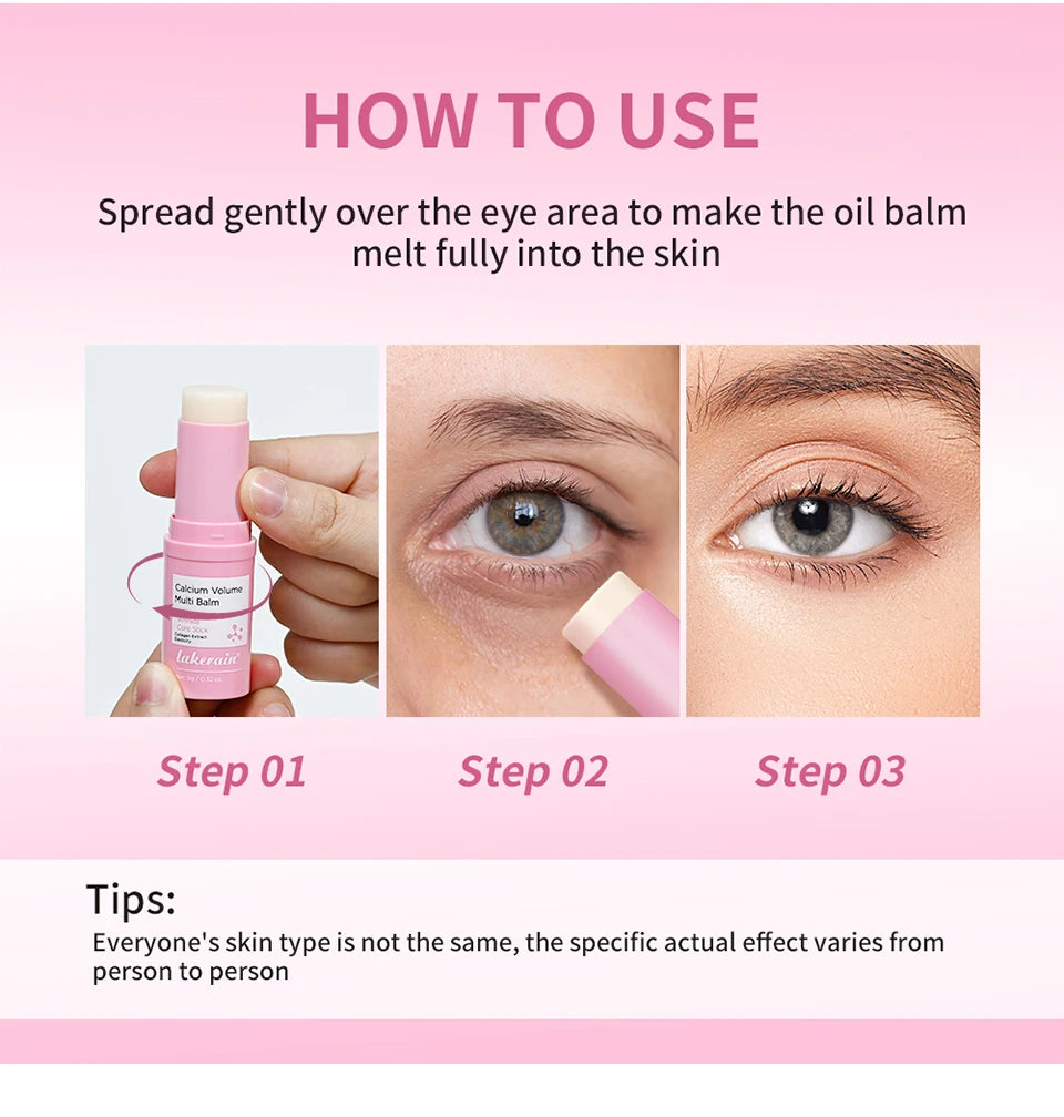 Anti-Wrinkle Calcium Eye Balm Stick for Hydration and Dark Circles - 13