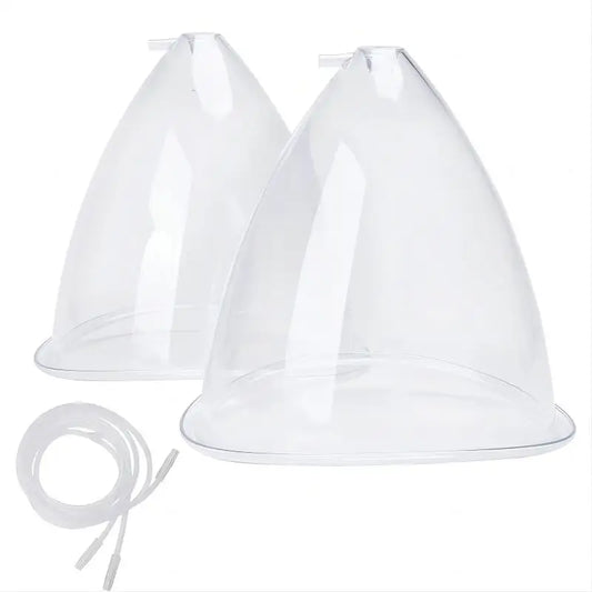 Vacuum Suction Cup Set for Breast Enhancement and Buttock Lifting