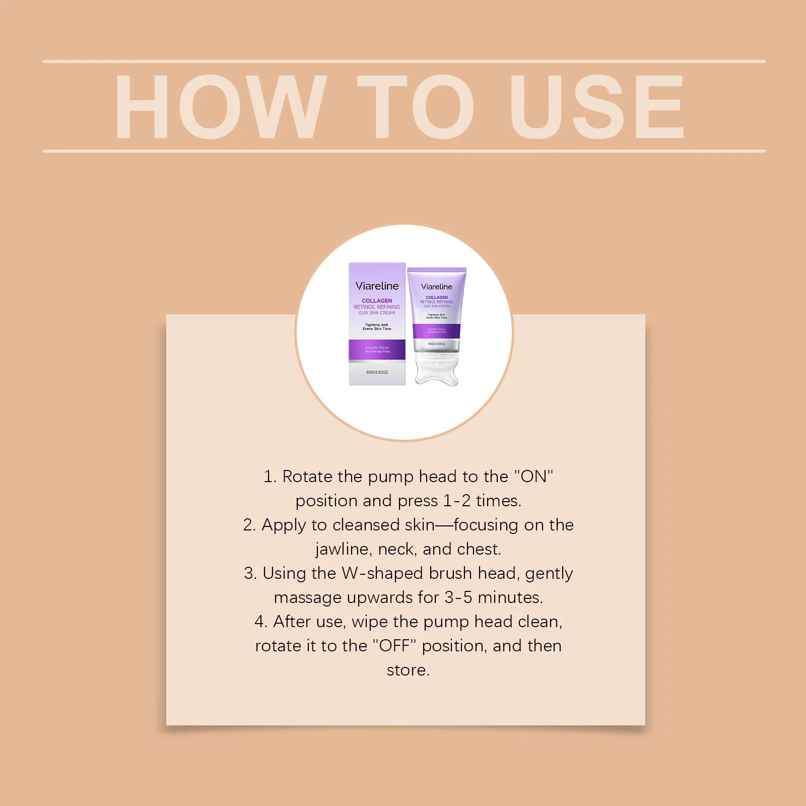 Collagen Retinol Sculpting Gua Sha Cream for Face Lifting and Tightening - 13