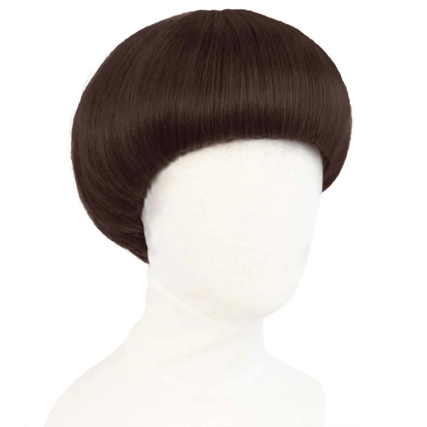 Short Bowl Cut Synthetic Cosplay Wig for Parties and Anime Costumes - 10