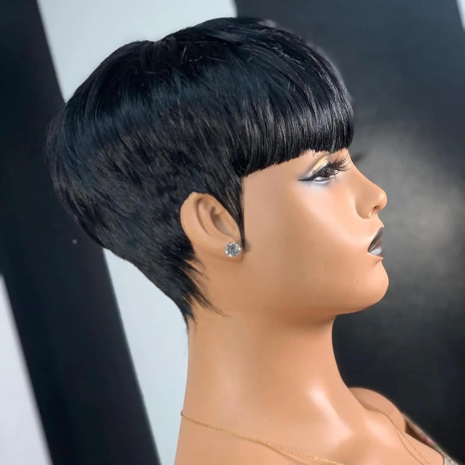 Short Pixie Cut Synthetic Wig for Women - 2