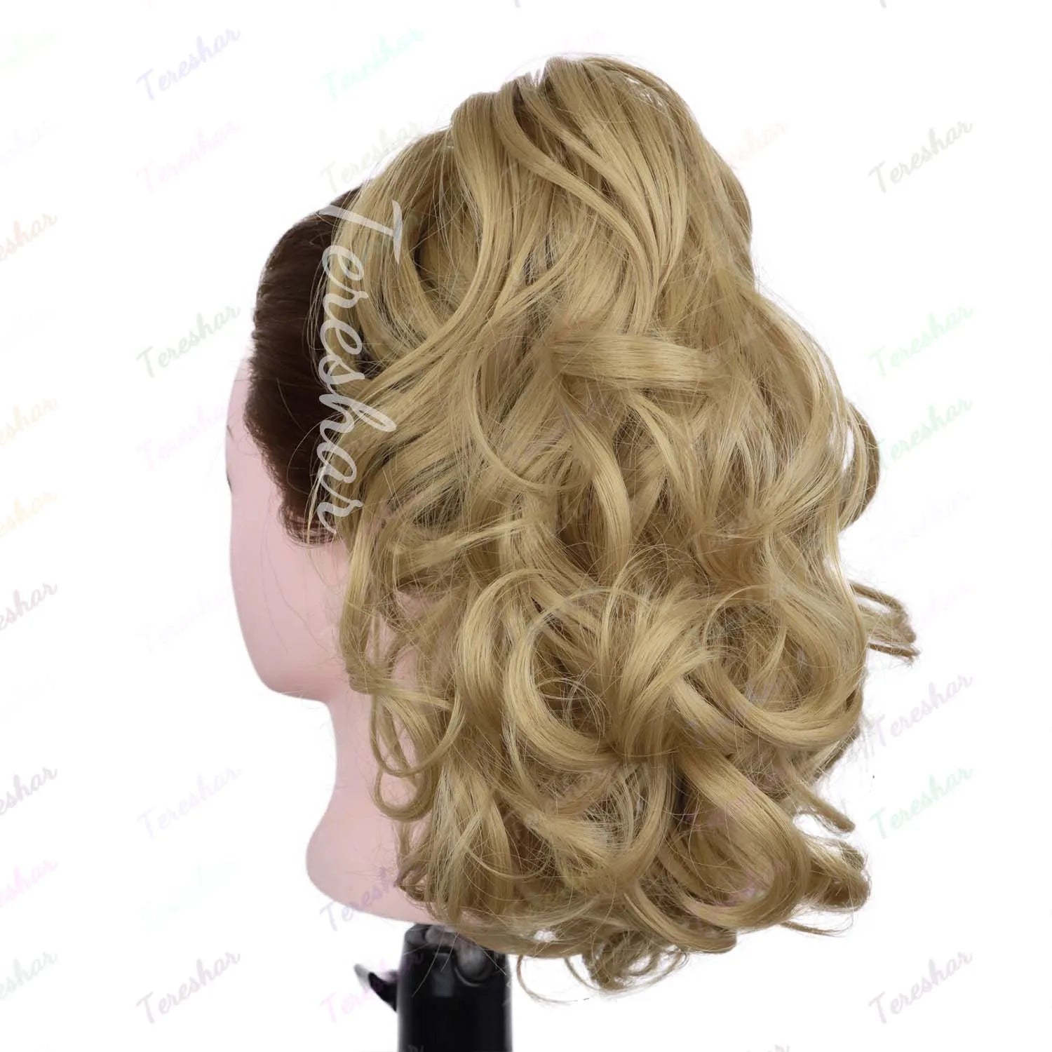 Curly Wavy Claw Clip Ponytail Hair Extension for Instant Volume - 13
