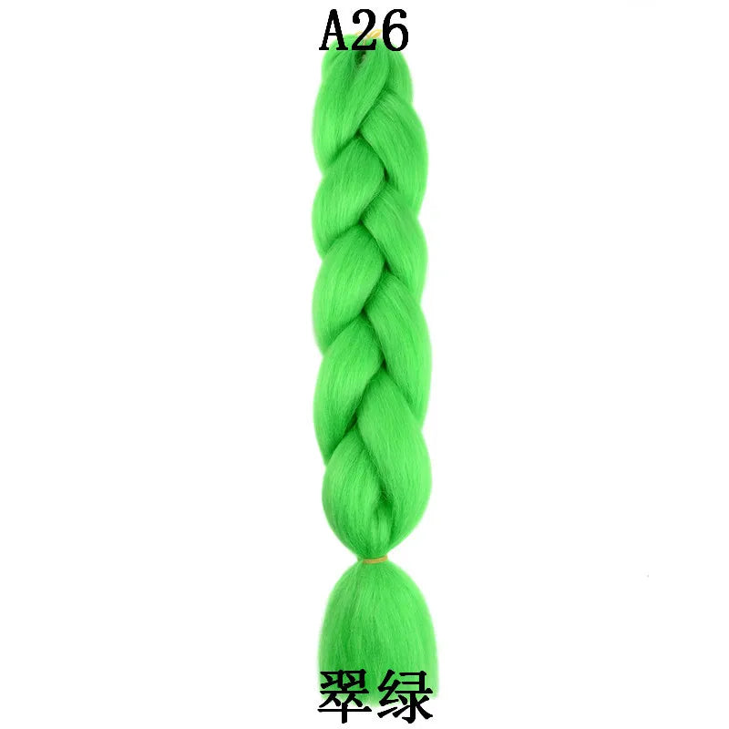 24-Inch Synthetic Jumbo Braiding Hair Extensions for Styling - 23
