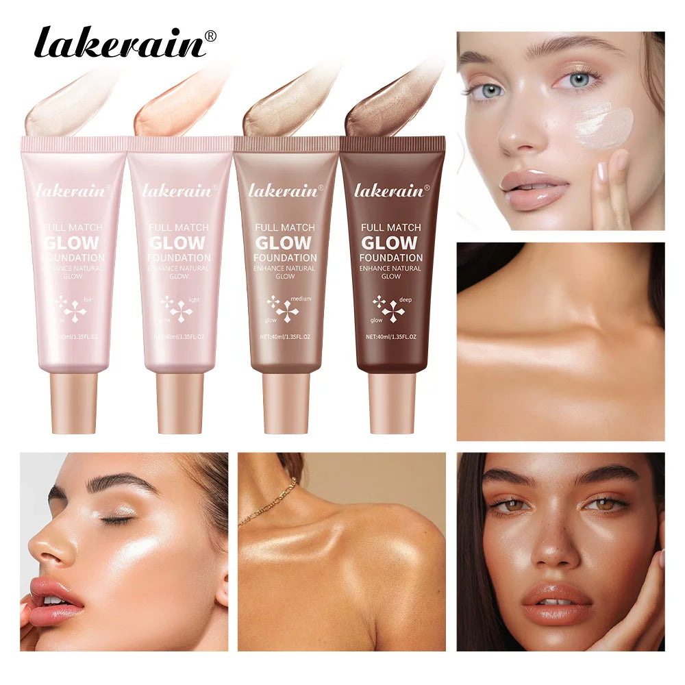Liquid Illuminating Foundation and Highlighter for Face and Body