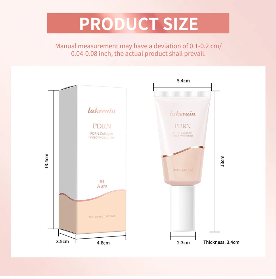 PDRN Collagen Tinted Moisturizer for All-Day Radiant Skin and Coverage - 16