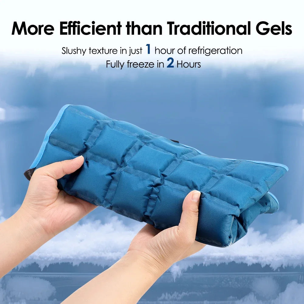 Reusable Hot and Cold Therapy Wrap for Back, Shoulder, and Joint Pain Relief