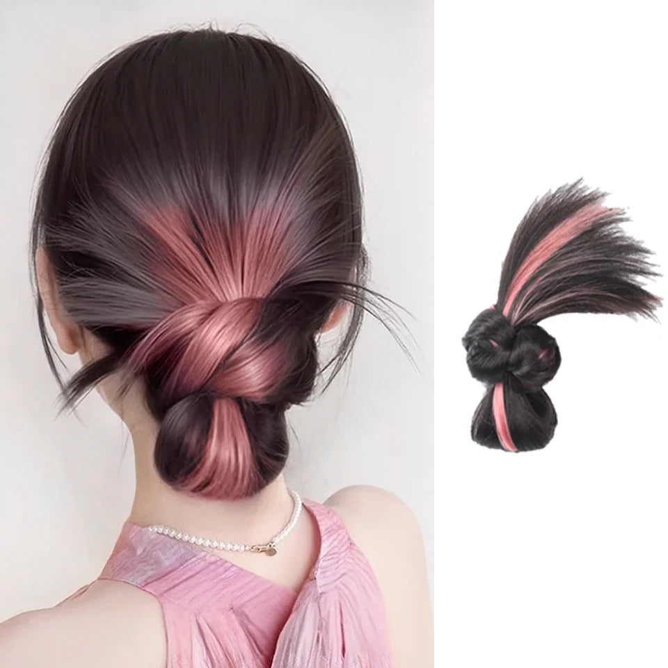 Messy Bun Claw Clip Hair Extension for Instant Volume