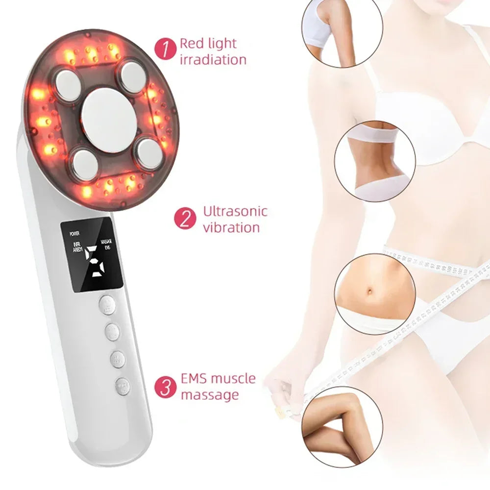 3-in-1 Ultrasonic Body Slimming and Cellulite Reduction Massage Device