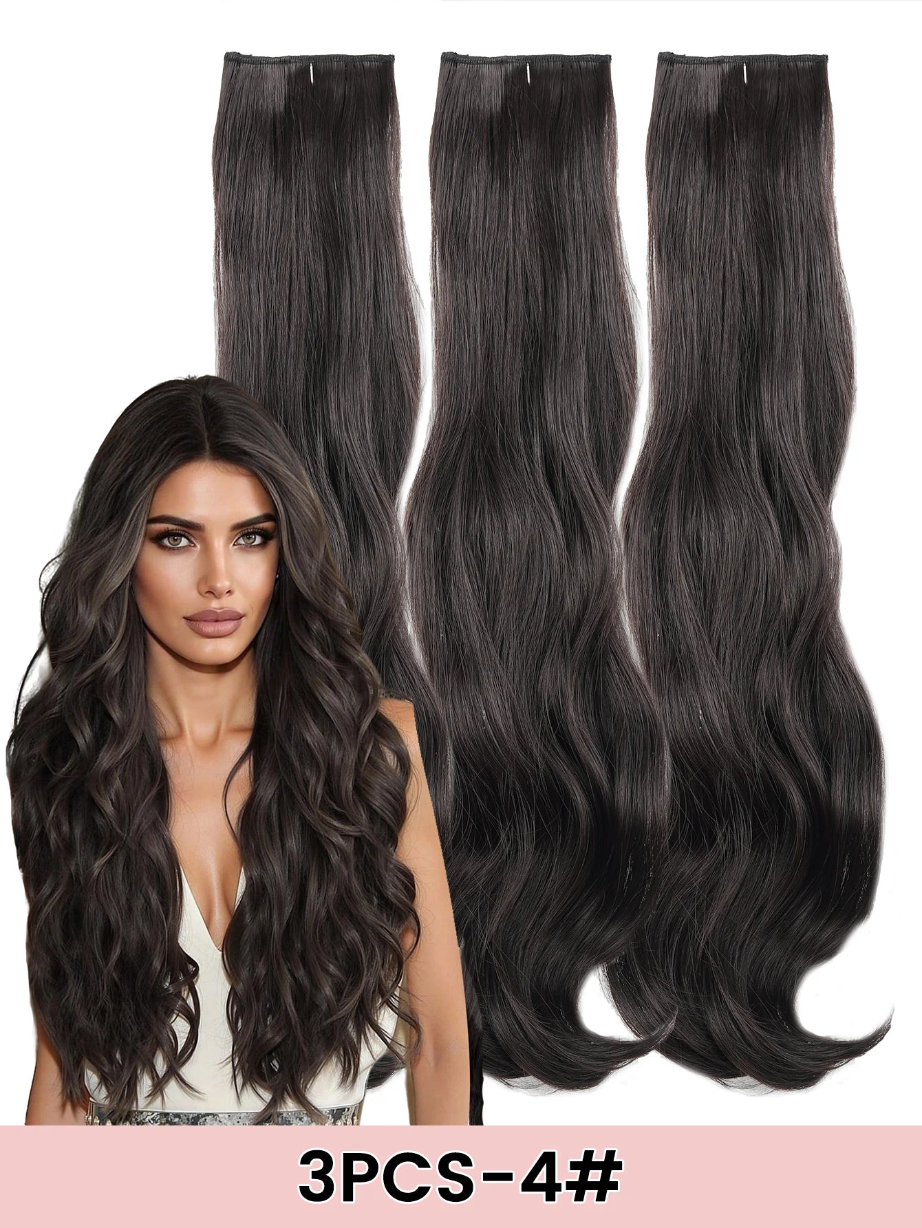 Wavy Clip-In Hair Extensions for Instant Volume and Length - 23