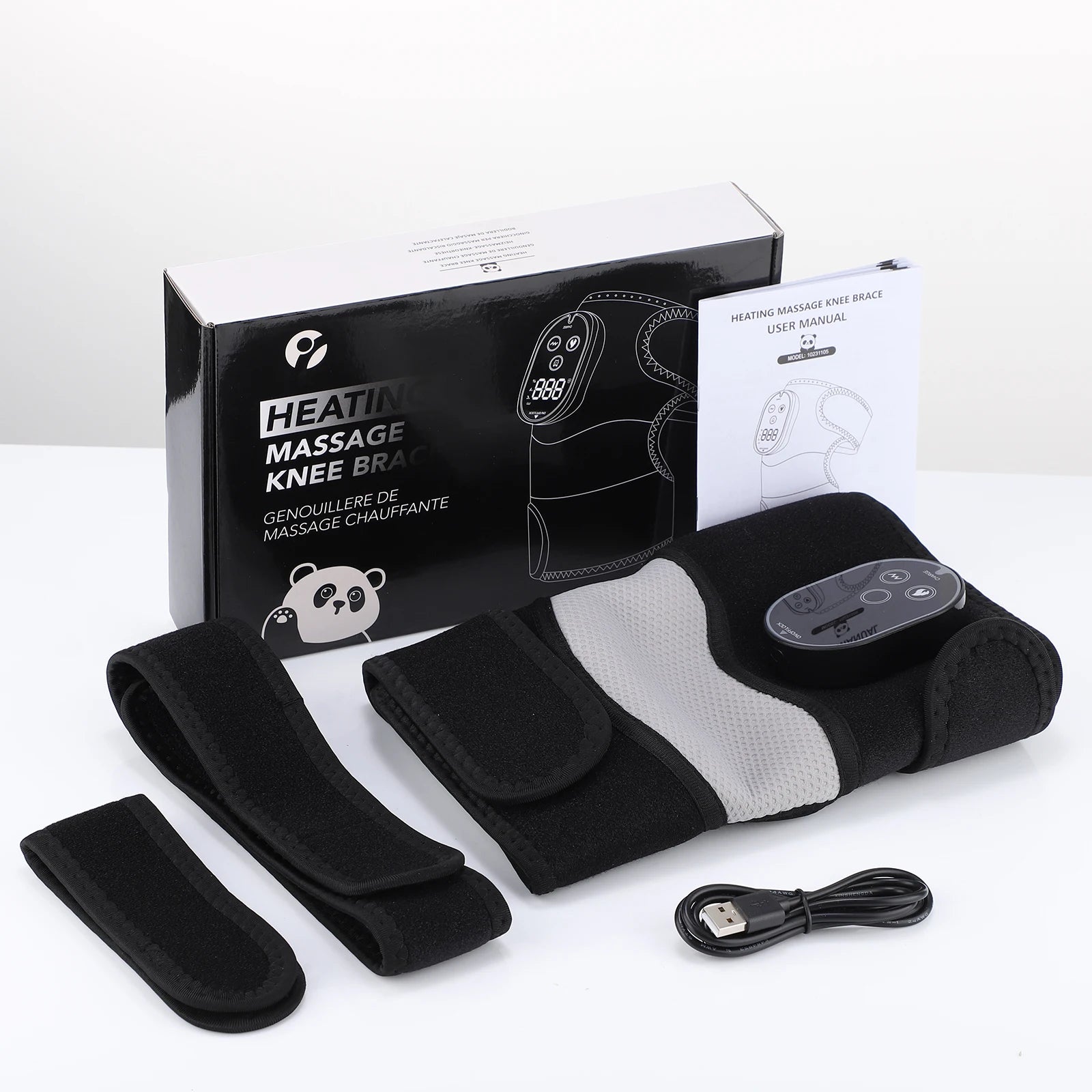 Heated Vibration Knee Massager Wrap for Joint Pain Relief and Recovery - 15