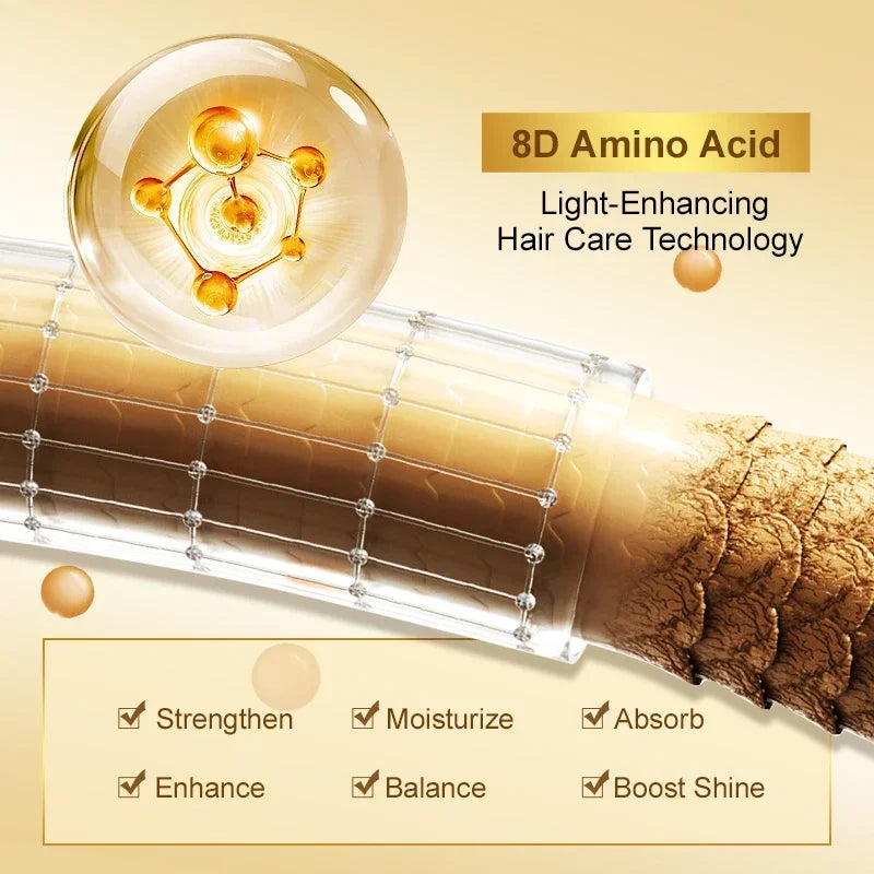 Amino Acid Revitalizing Hair Oil for Frizz Control and Damage Repair