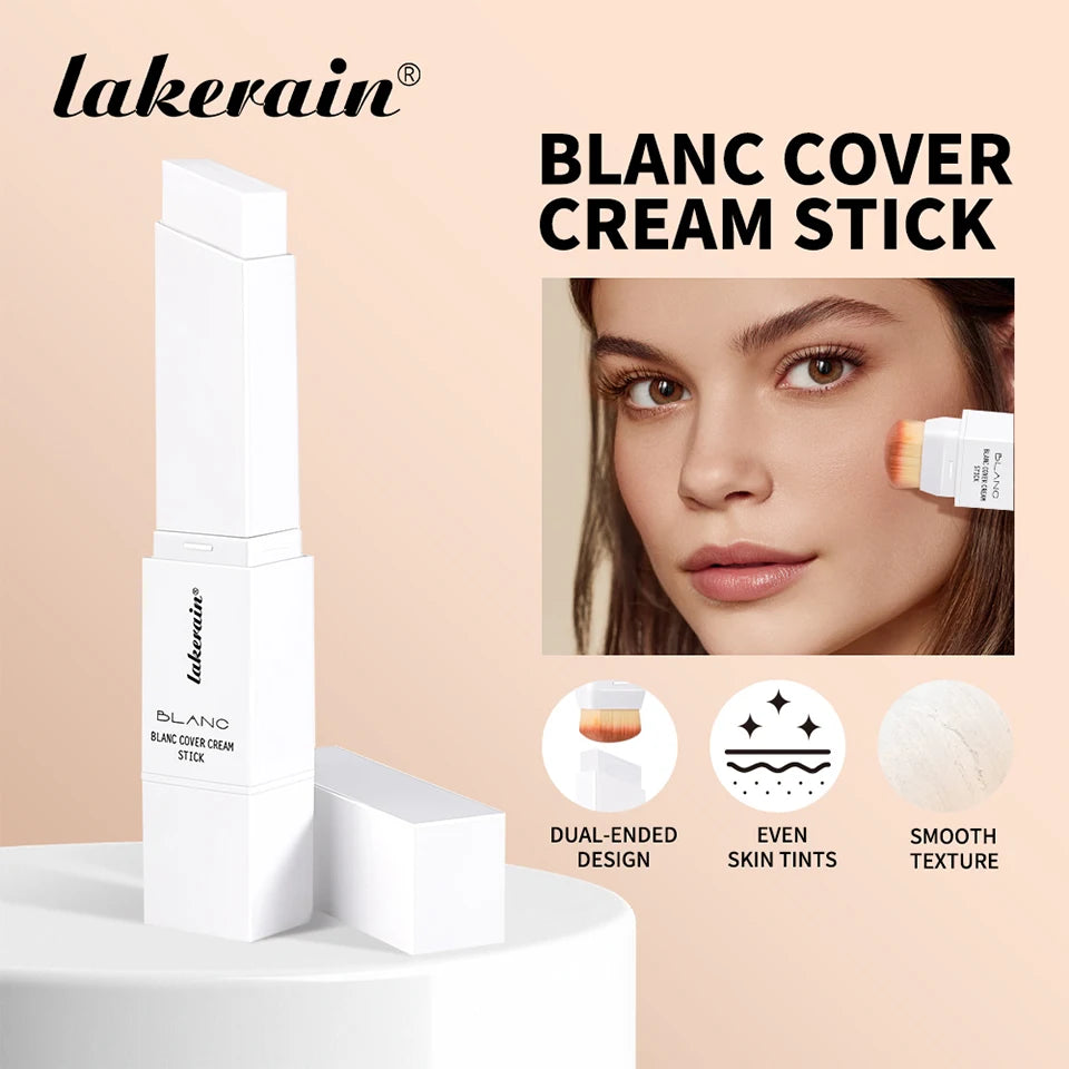 Color Changing Foundation Stick with Built-in Brush for Flawless Skin - 7