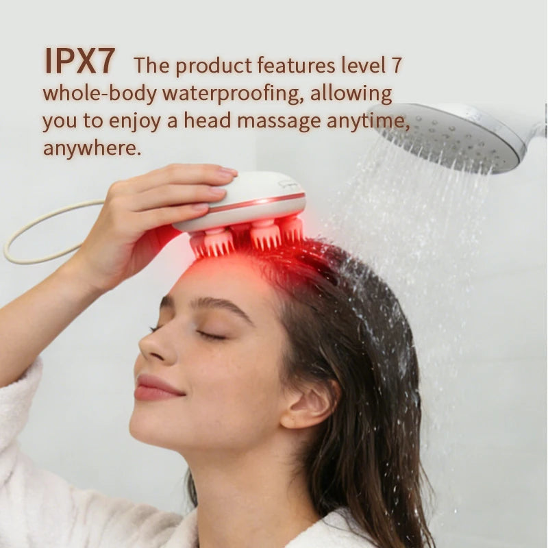 Waterproof Cordless Electric Scalp and Full Body Massage Machine - 2