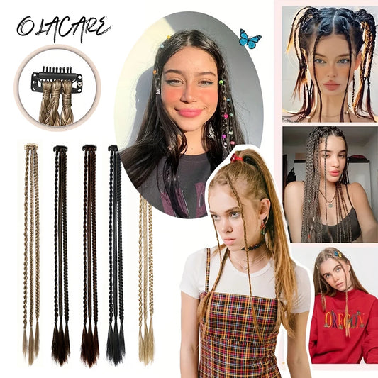Triple Braid Clip-In Hair Extensions for Instant Styling