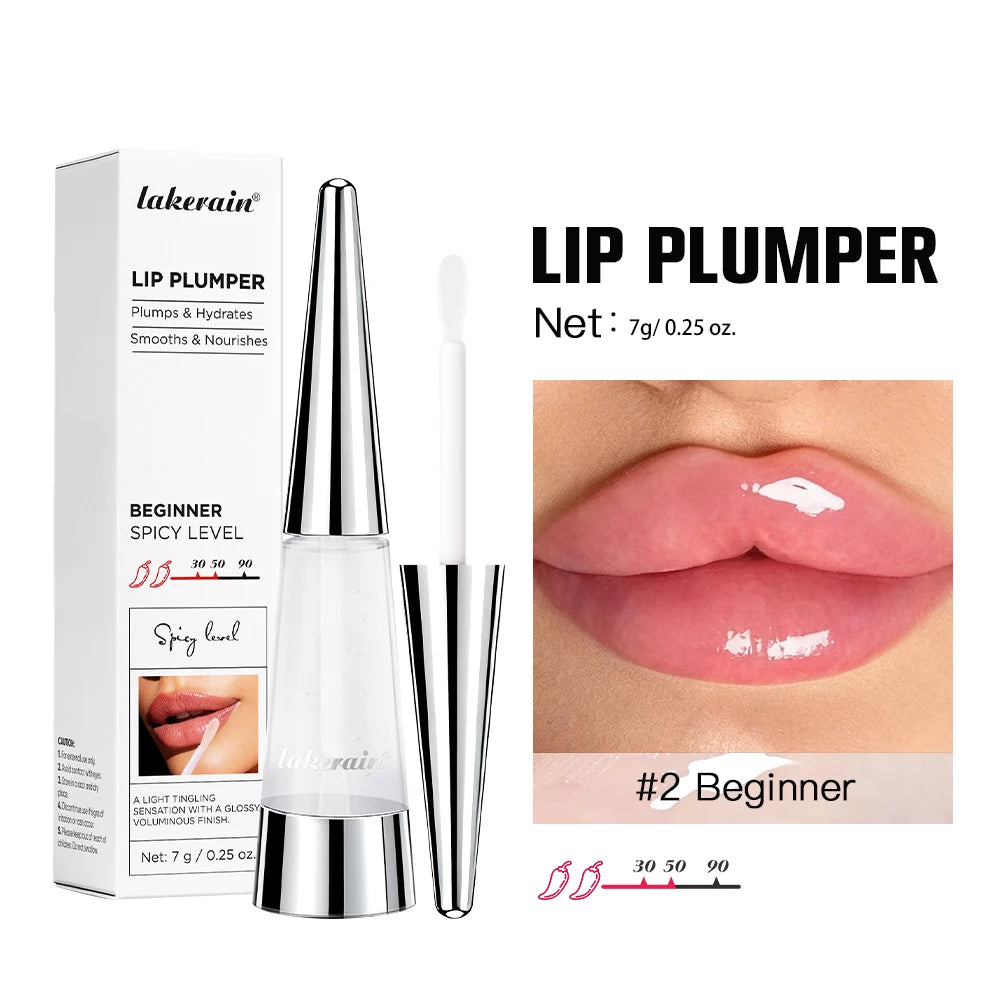 Instant Lip Plumping Gloss for Fuller Hydrated Lips and High Shine Finish - 24